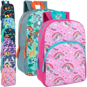 15 Inch Character Backpacks - Girls & Boys Assortment