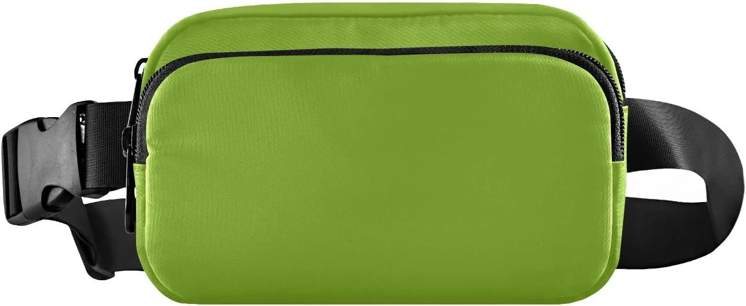 Apples Green Fanny Packs for Women Men, Crossbody Bags Fashionable Running Waist Packs with Adjustable Strap for Traveling Apples Green