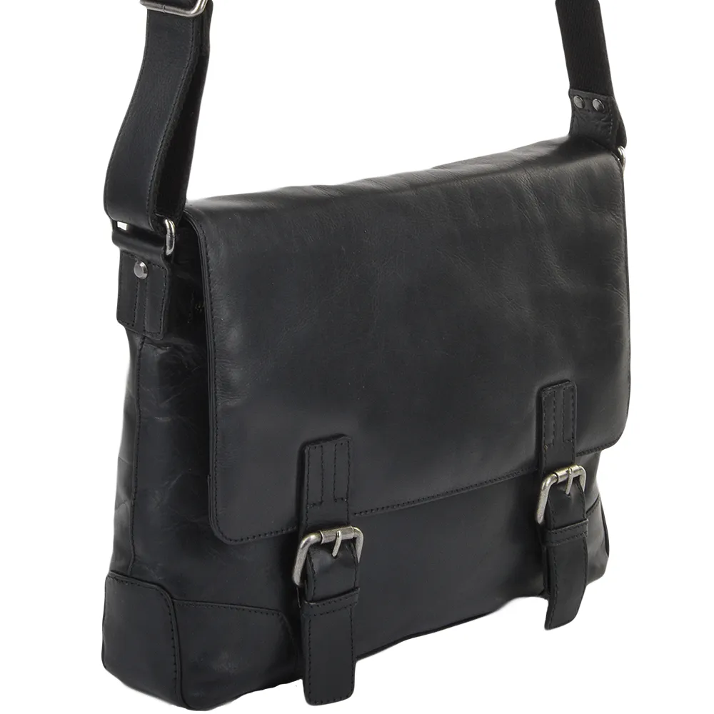 Ashwood Hampstead Medium Leather Vintage Messenger Bag