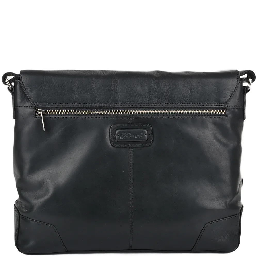 Ashwood Hampstead Medium Leather Vintage Messenger Bag