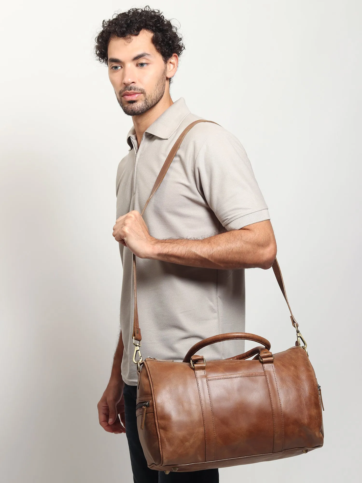AVIATOR  - LEATHER  Duffle BAG