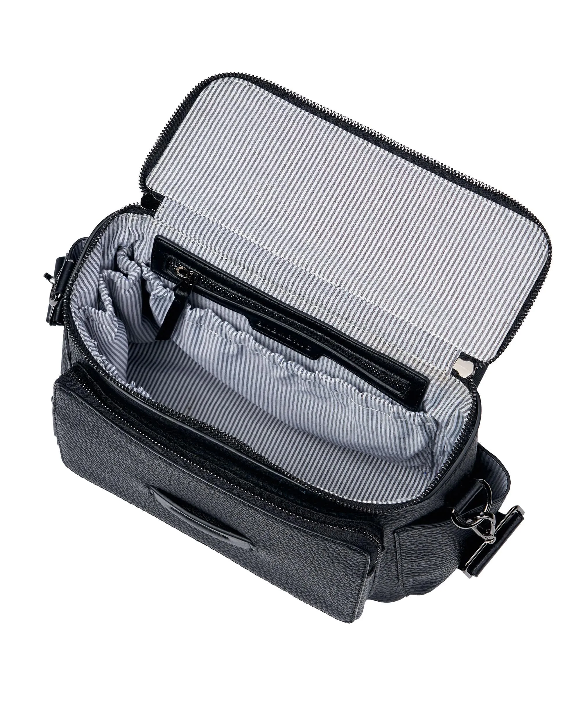 Bababing Isla Cross Body Vegan Leather Daypac - Black