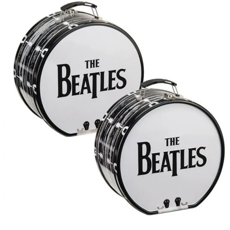 Beatles Drum Tin Tote