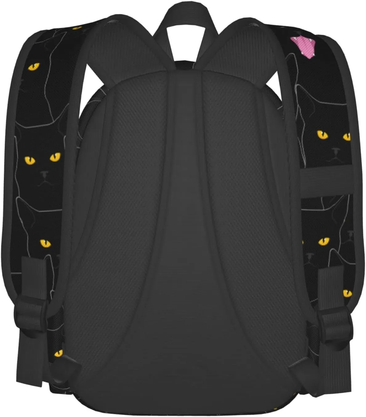 Black Cat Backpack Bookbag Laptop Backpacks Multipurpose Daypack for Boys Girls School Men Women Travel Hiking