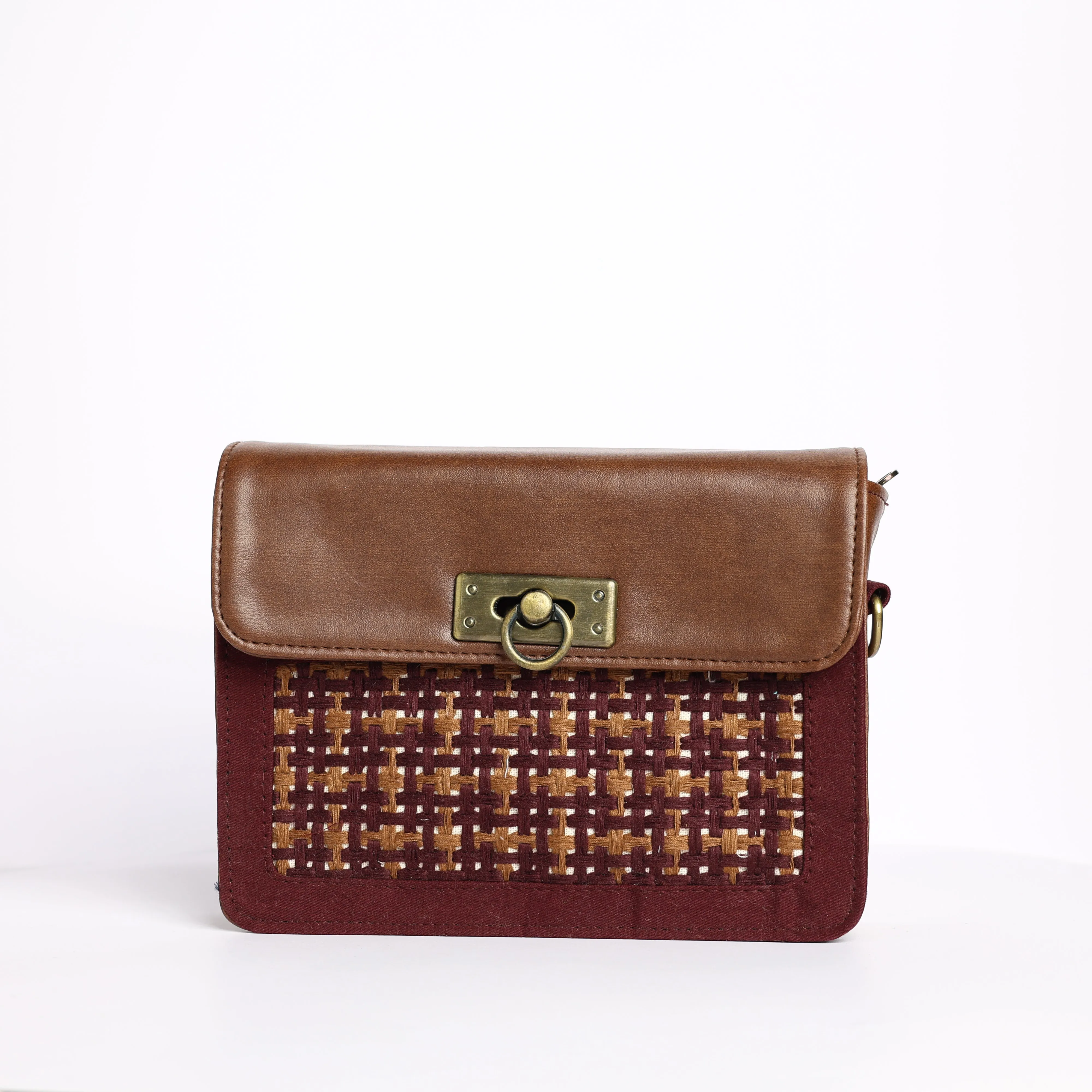 Burgundy Inara Sling Bag