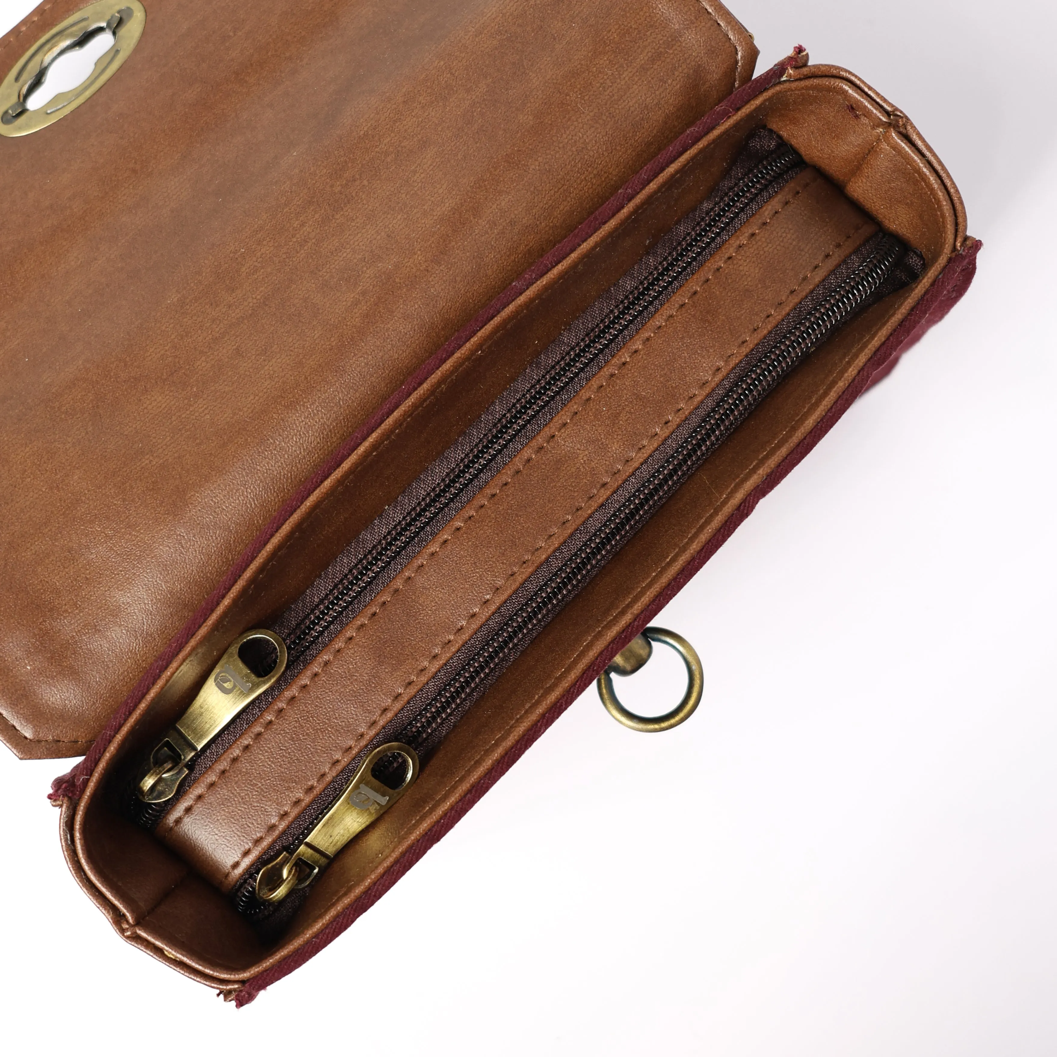 Burgundy Inara Sling Bag