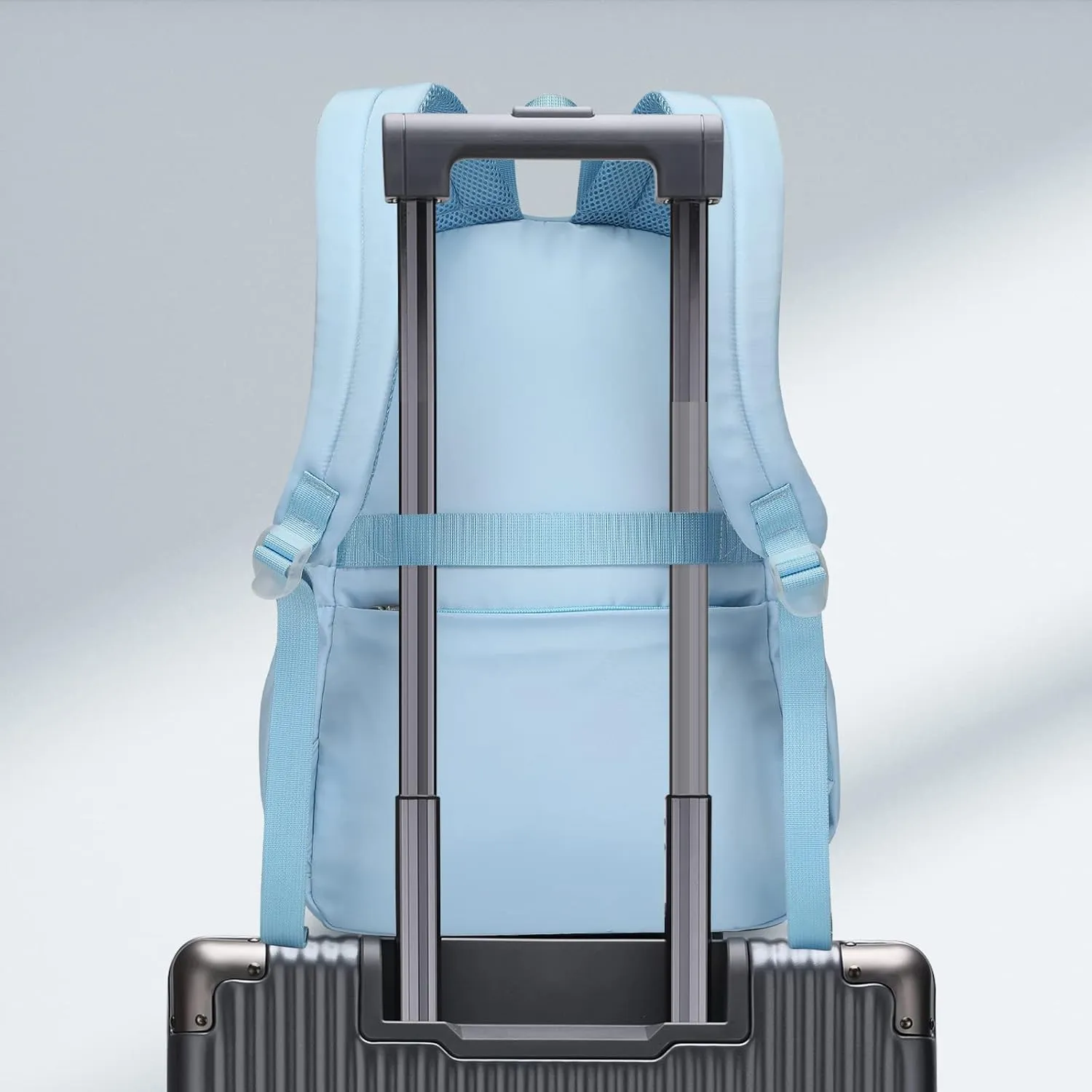 CaranY 30L Kids Backpack for Girls & Boys Ages 6-18 -Lightweight School Backpack Multi-Pocket Design Adjustable Straps Durable Water-Resistant Aqua Blue Ideal for Elementary to High School Students