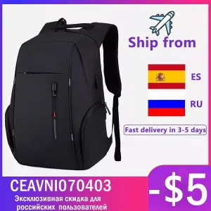 CEAVNI Backpack Men USB Charging Waterproof Laptop Casual Oxford Male Business Bag Mochila Computer