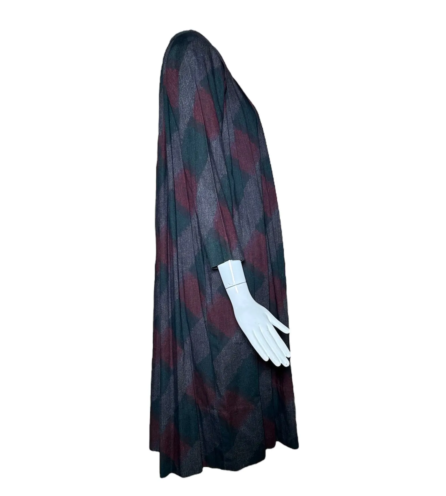 Claire McCardell 1950's Monastic Gingham Cotton Dress