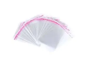 Clear Polyprop Bags 12cm by 10cm