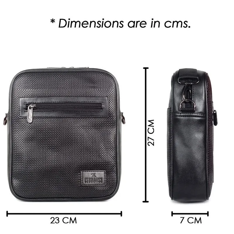 Combo: 2 Faux Leather Stylish Sling & Cross-Body Bags | 8L Capacity | Chocolate Brown