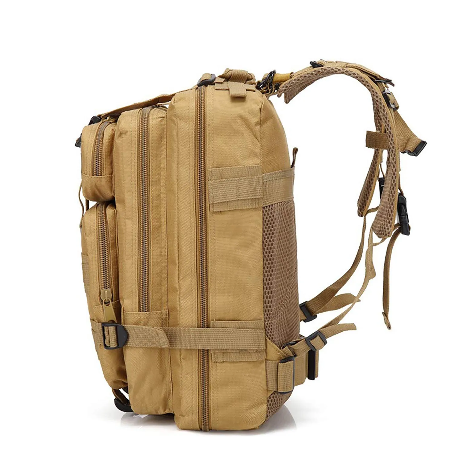 Crocox Military Tactical Backpack Molle Bag Rucksack Canvas Army Pouches Hiking