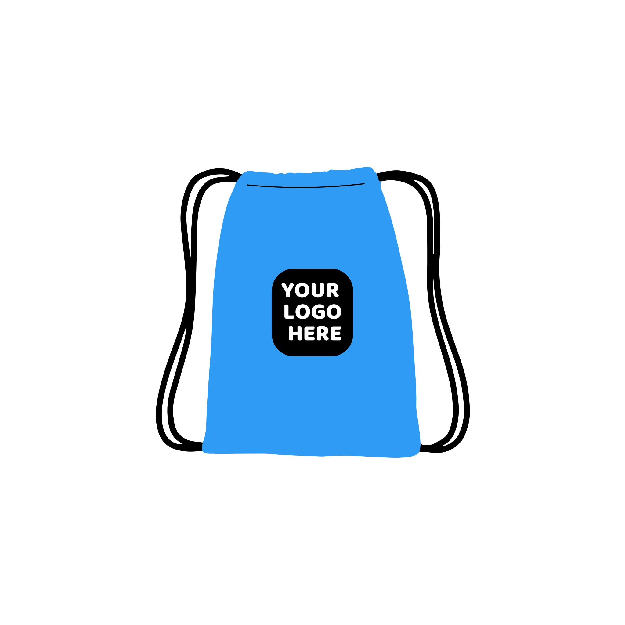 Custom Logo Drawstring Backpacks