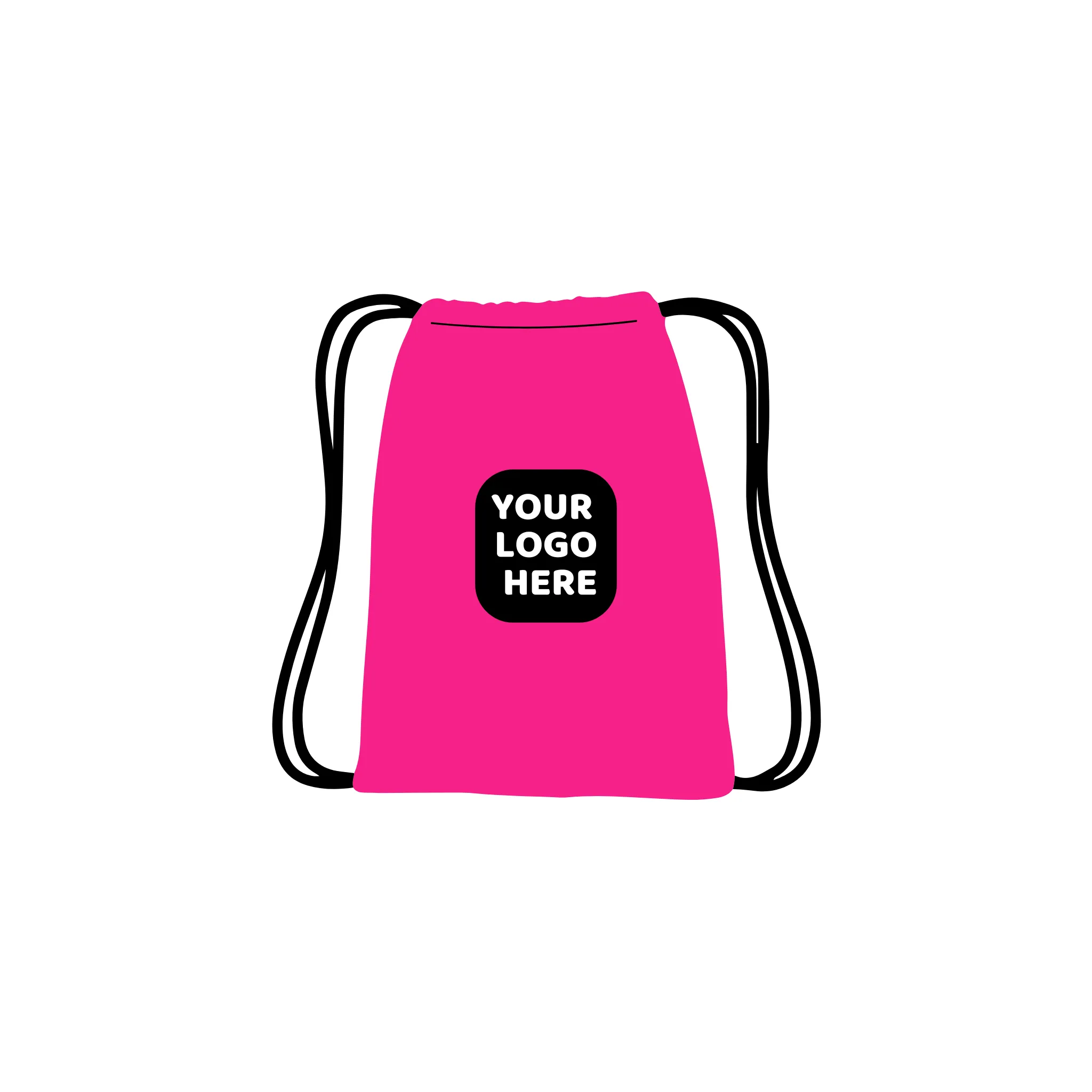 Custom Logo Drawstring Backpacks