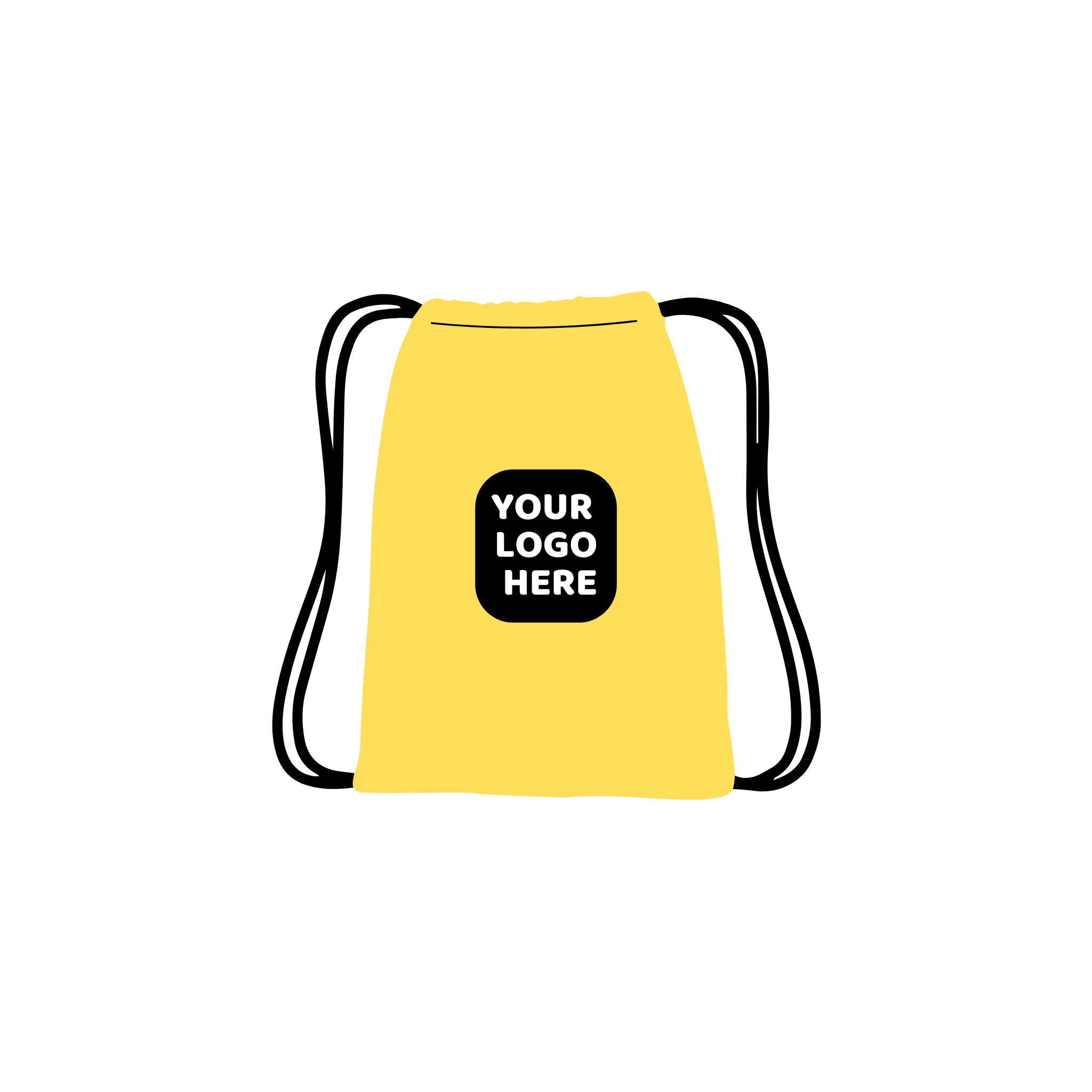 Custom Logo Drawstring Backpacks