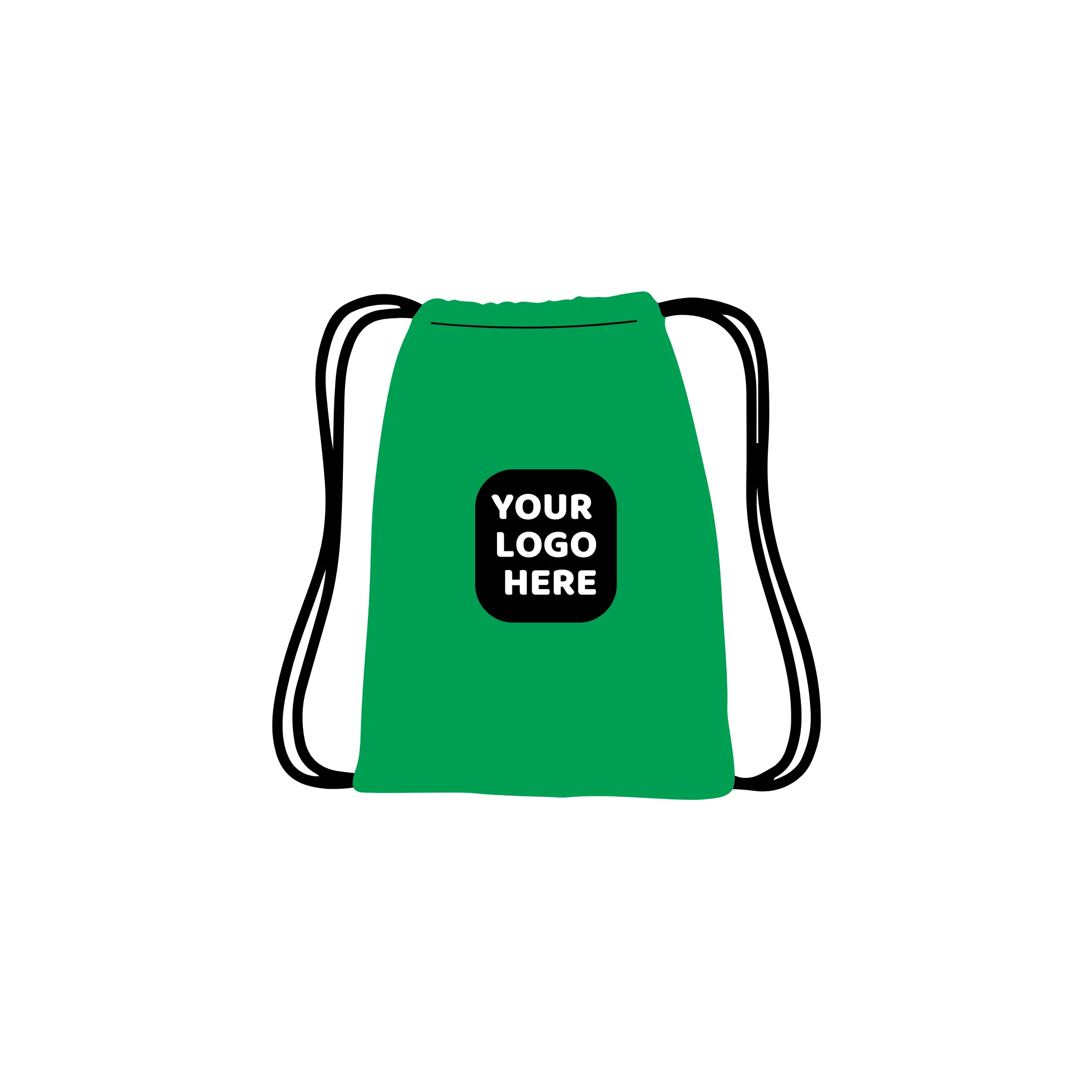 Custom Logo Drawstring Backpacks