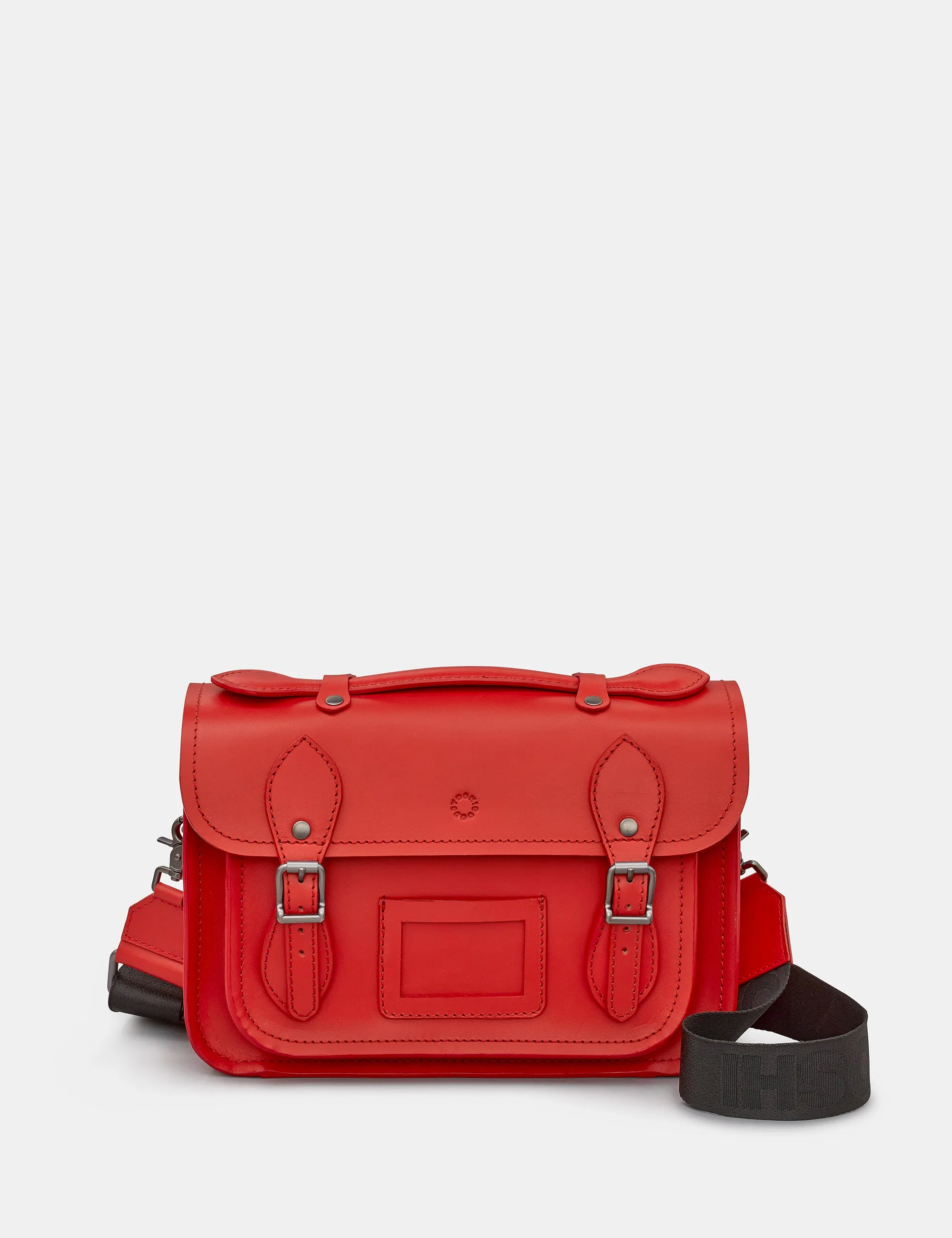 Dewhurst 10.5" Red Leather Satchel Bag