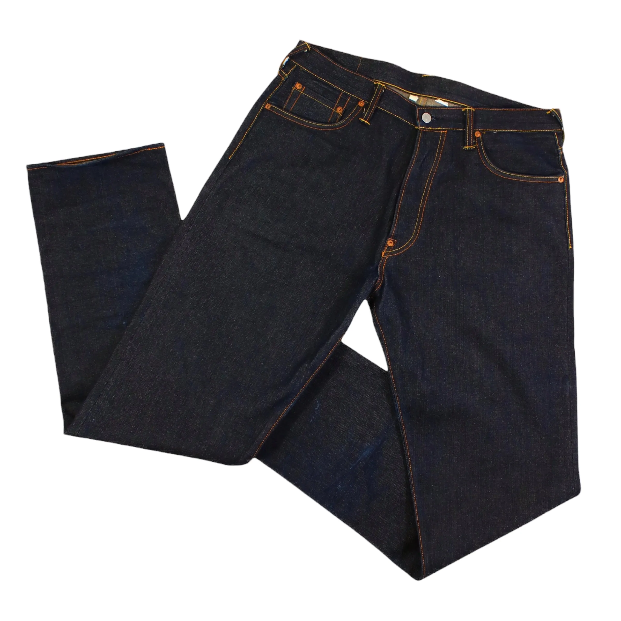 EVISU : ICONIC “EVISU DID IT” BACK PAINTED BAGGIE JEANS : 34