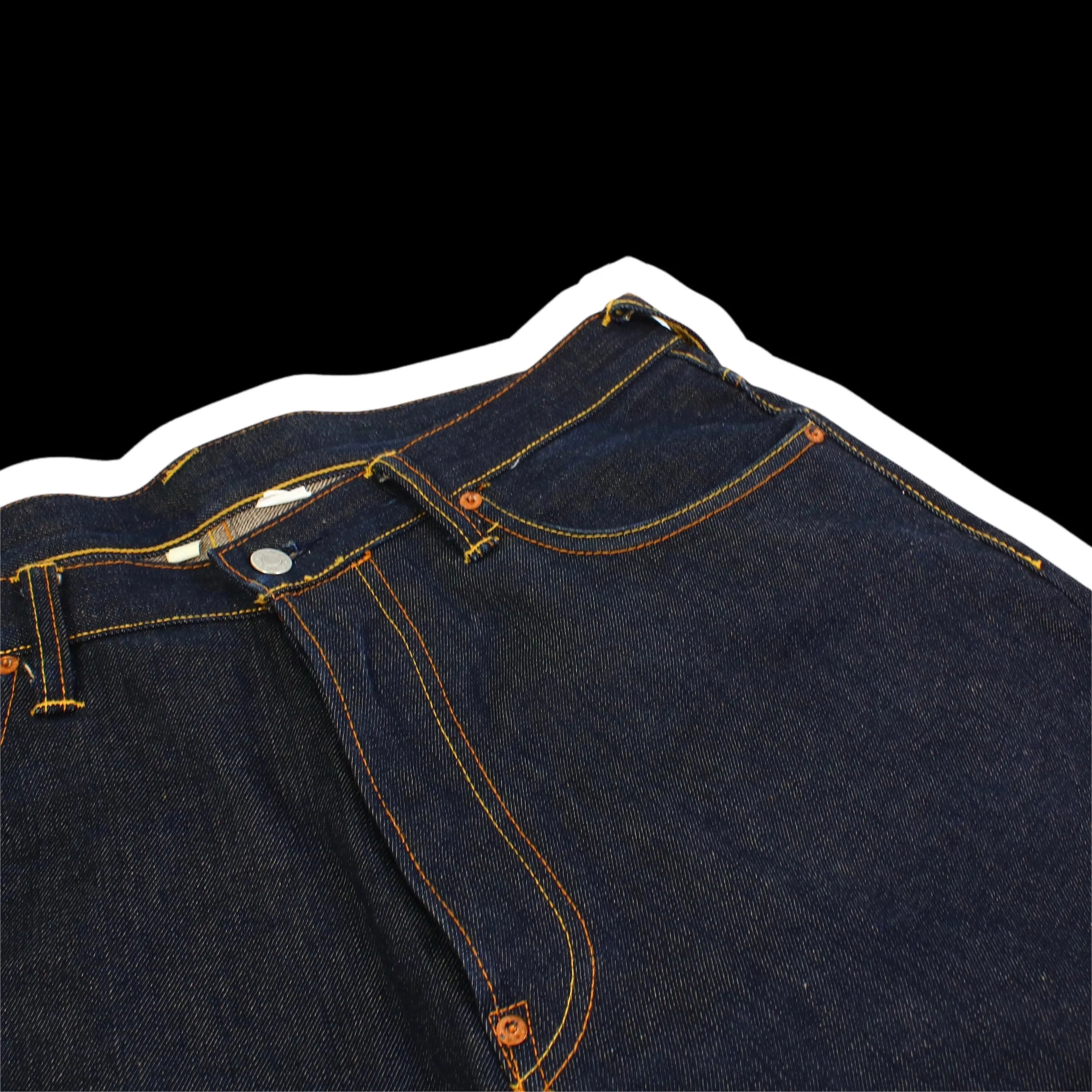 EVISU : ICONIC “EVISU DID IT” BACK PAINTED BAGGIE JEANS : 34