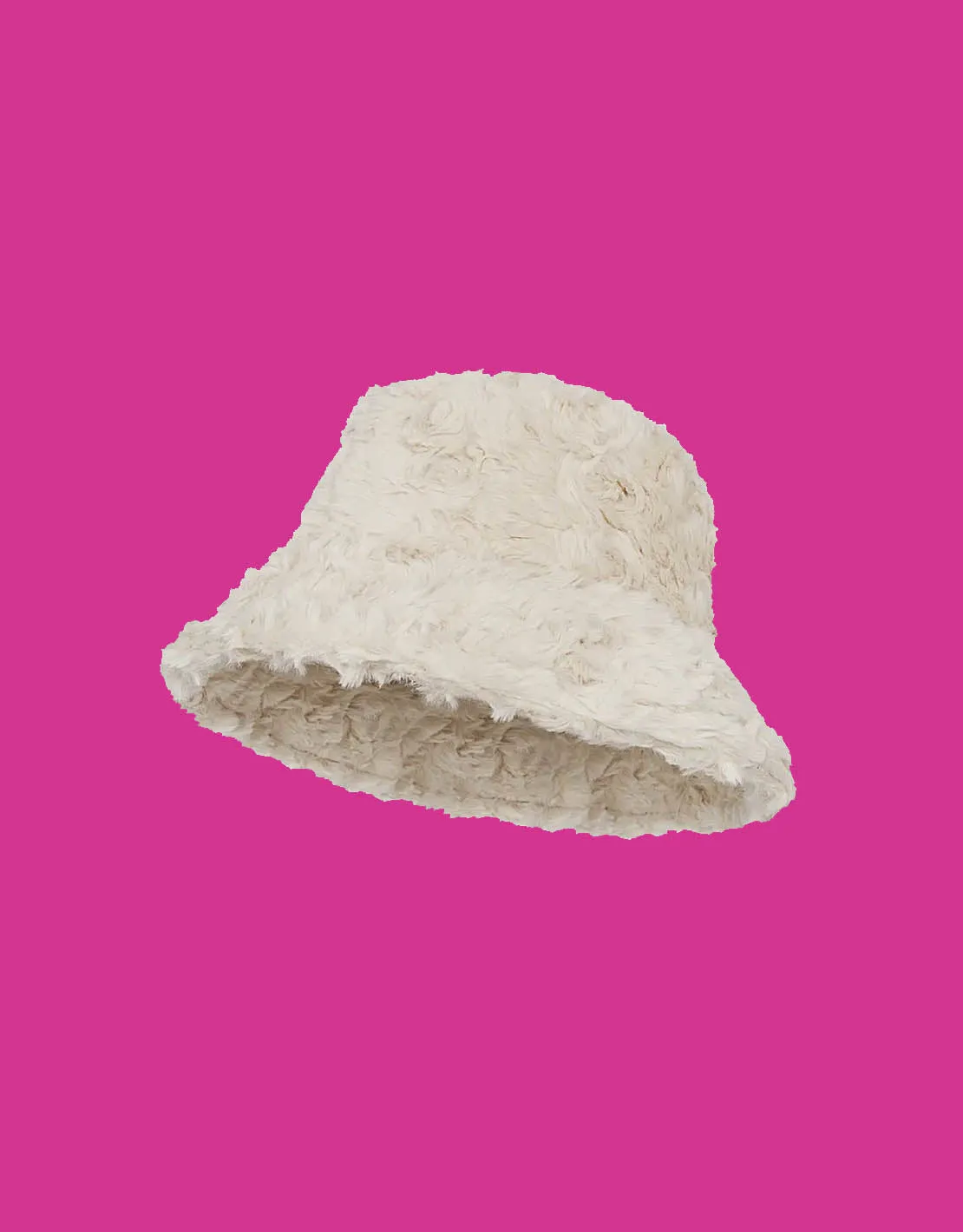 Fluffy bucket hat I