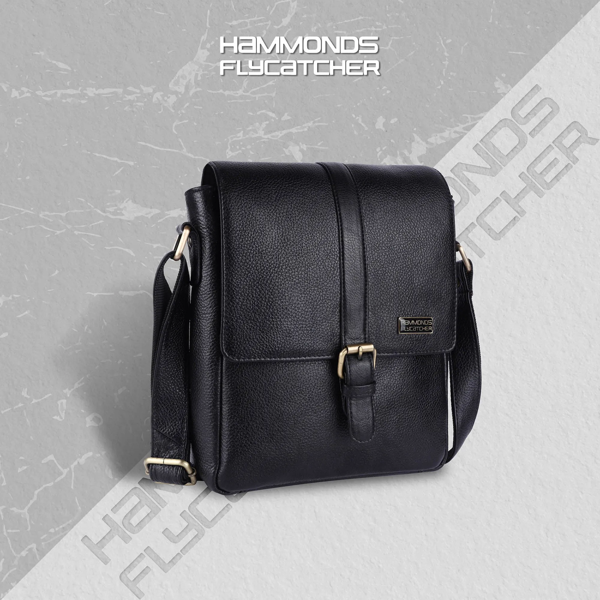 Genuine Leather Premium Sling Crossbody Bag For Men - 1 Year Warranty