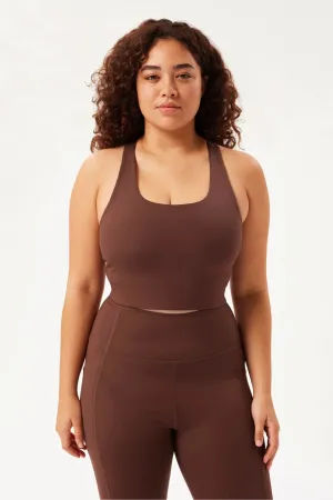 Girlfriend Collective Paloma Racerback Bra - Earth
