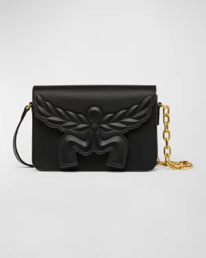 Himmel Maxi Logo Leather Crossbody Bag