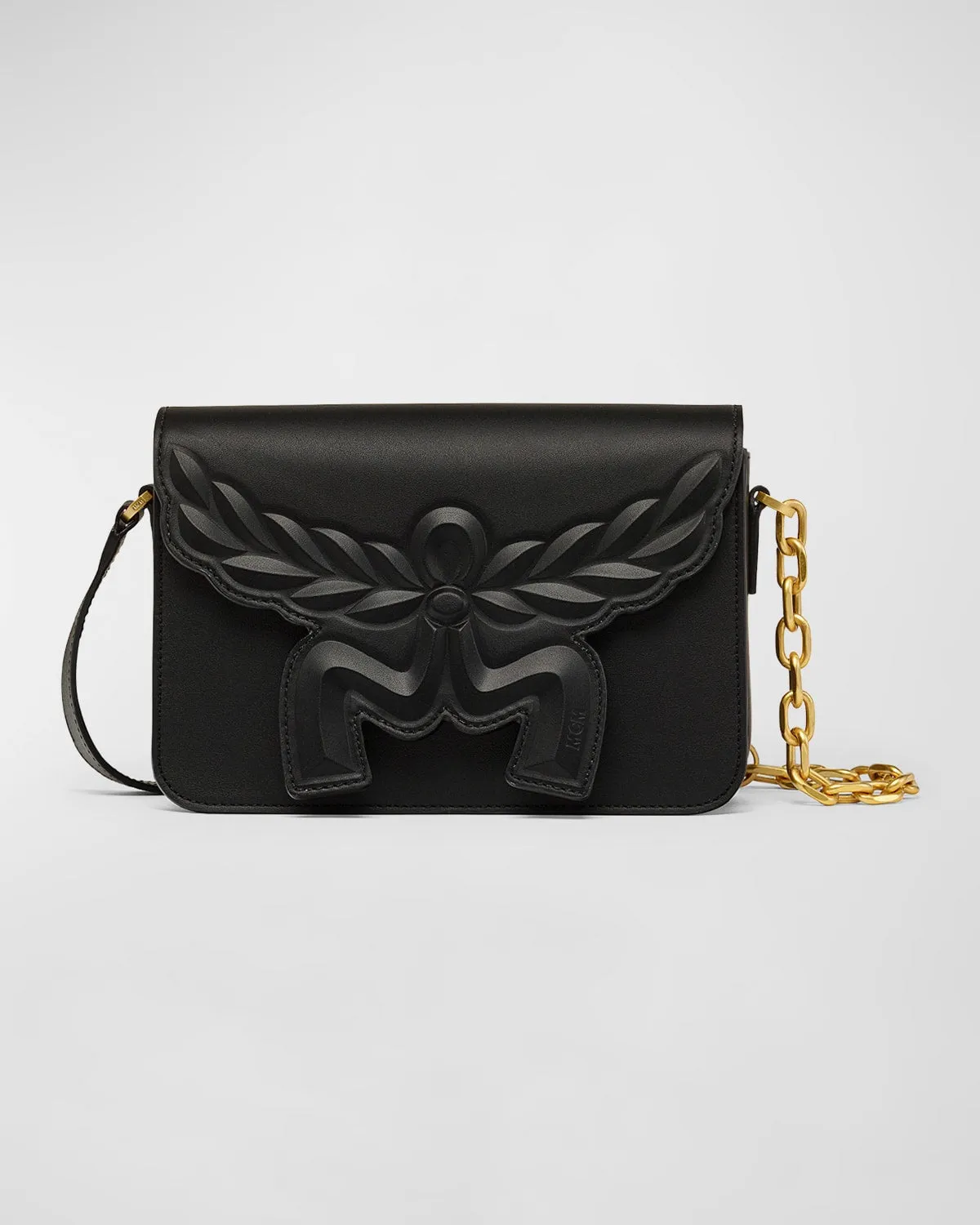 Himmel Maxi Logo Leather Crossbody Bag
