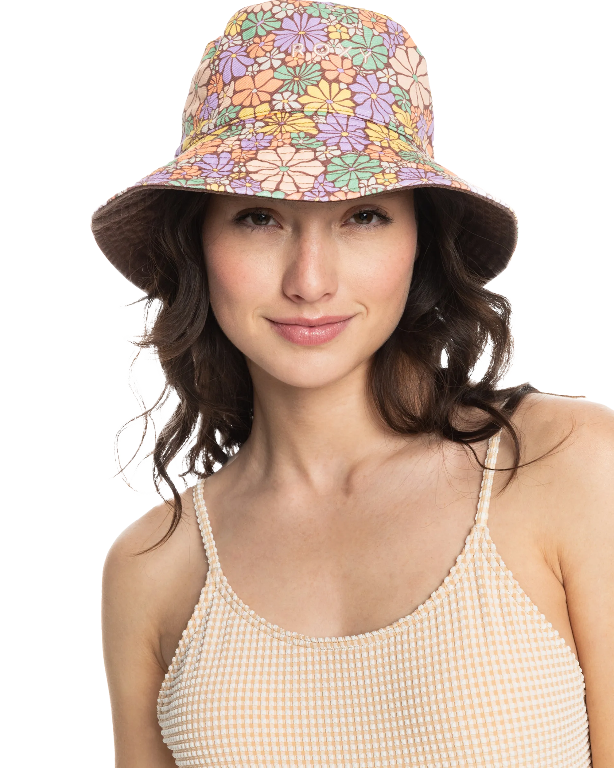 Jasmine Paradise Bucket Hat in Rootbeer