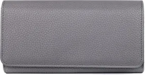 Julia Buxton Pebble Vegan Leather Bianca Trifold
