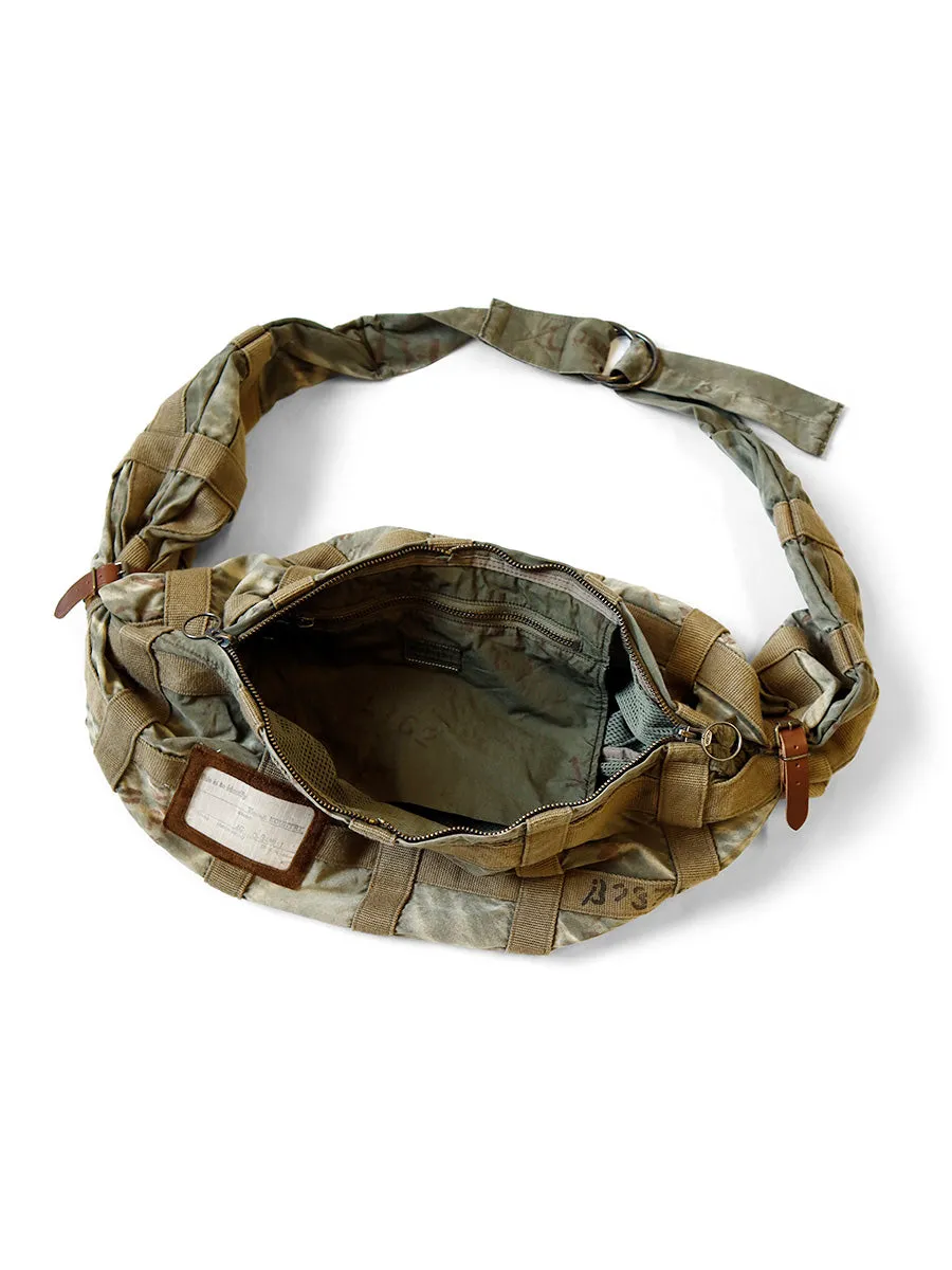 Kapital Cotton Weather PRISNOR-Craft Tattersall Snufkin Bag - Khaki