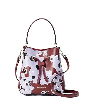 KATE SPADE EVA FLORAL BOUQUET BUCKET CROSSBODY BAG