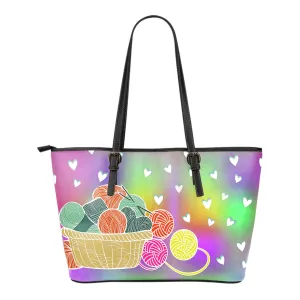 Knitting Tote Bag
