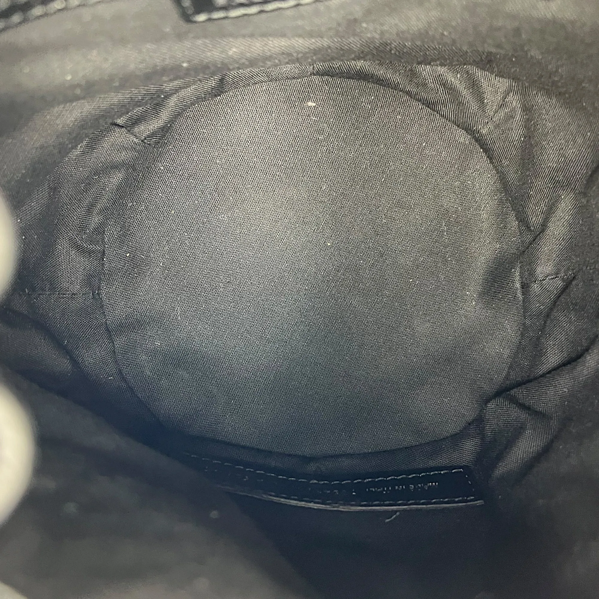 Le Cagole Bucket Bag Black in Lambskin, Silver hardware