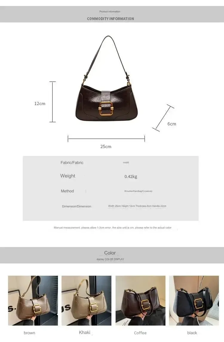 Leather Shoulder Bag For Women and Girls 2410