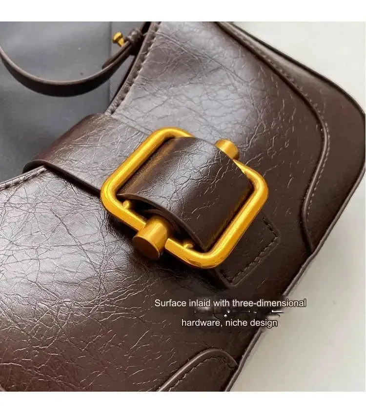 Leather Shoulder Bag For Women and Girls 2410
