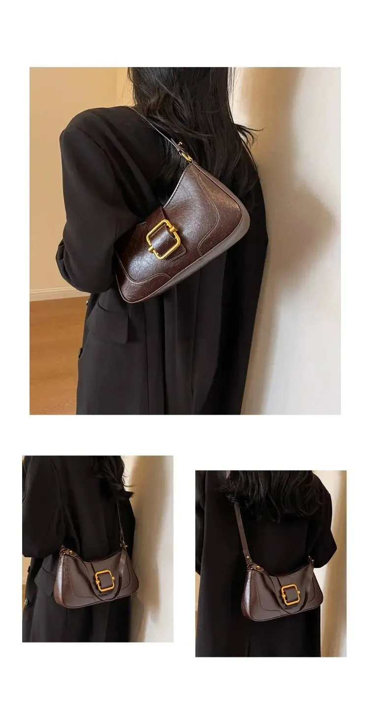 Leather Shoulder Bag For Women and Girls 2410