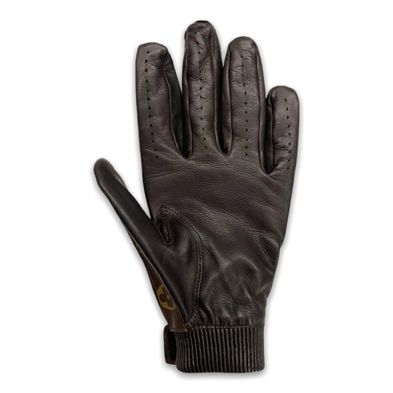 LOUIS VUITTON x SUPREME : BASEBALL GLOVES BROWN : LAMBSKIN CASHEMERE