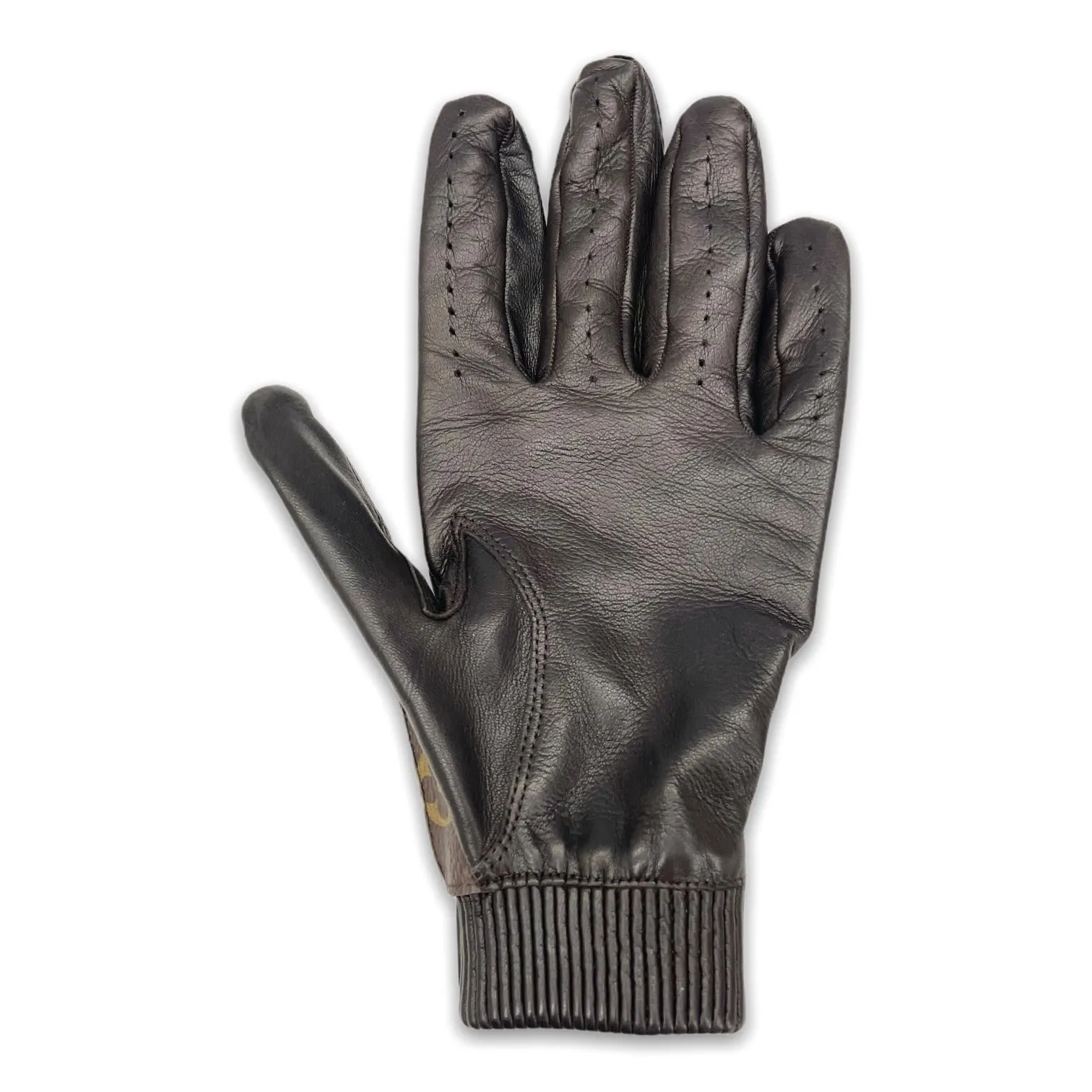 LOUIS VUITTON x SUPREME : BASEBALL GLOVES BROWN : LAMBSKIN CASHEMERE