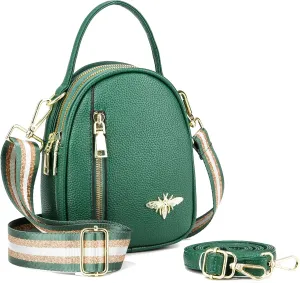 LoZoDo Small Crossbody Bags for Women Trendy Leather Purses and Handbags Designer Cell Phone Bag Wallet Purse with Wide Strap