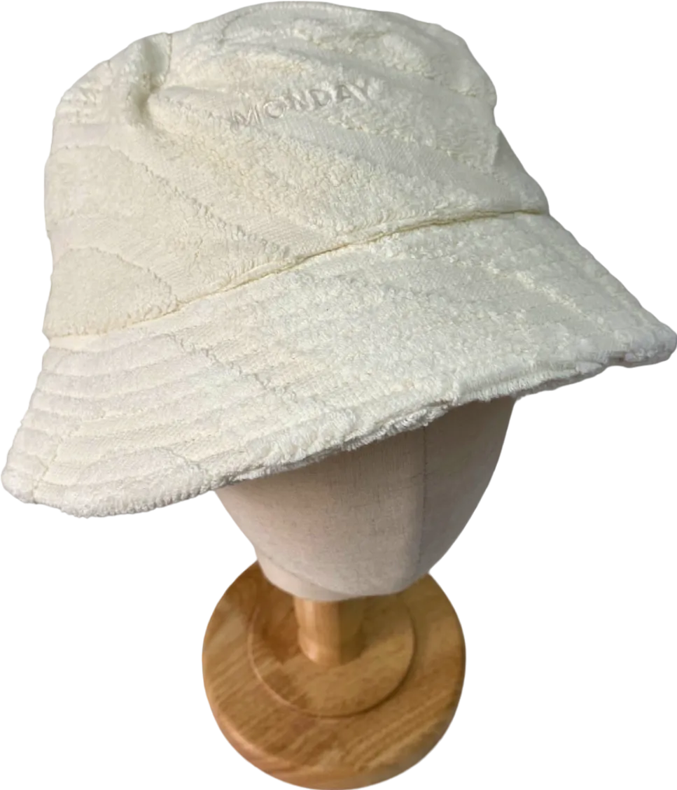 Monday Swimwear Ivory Marina Bucket Hat One Size