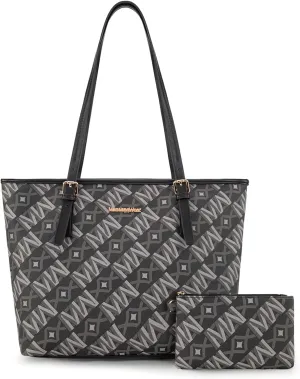 Montana West Tote Bags Vegan Leather Purses and Handbags for Women Top Handle Ladies Shoulder Bags