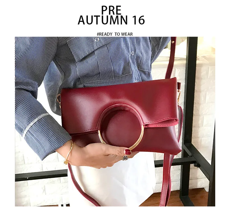 Occident Style Glossy Women Satchel Daughter package