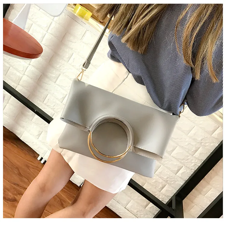 Occident Style Glossy Women Satchel Daughter package