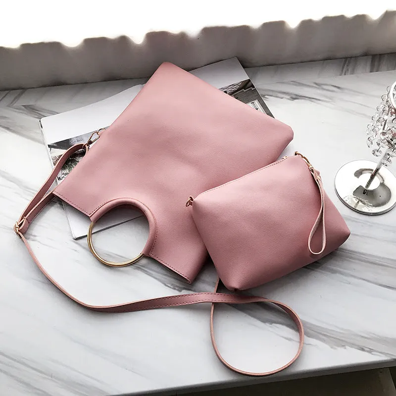 Occident Style Glossy Women Satchel Daughter package