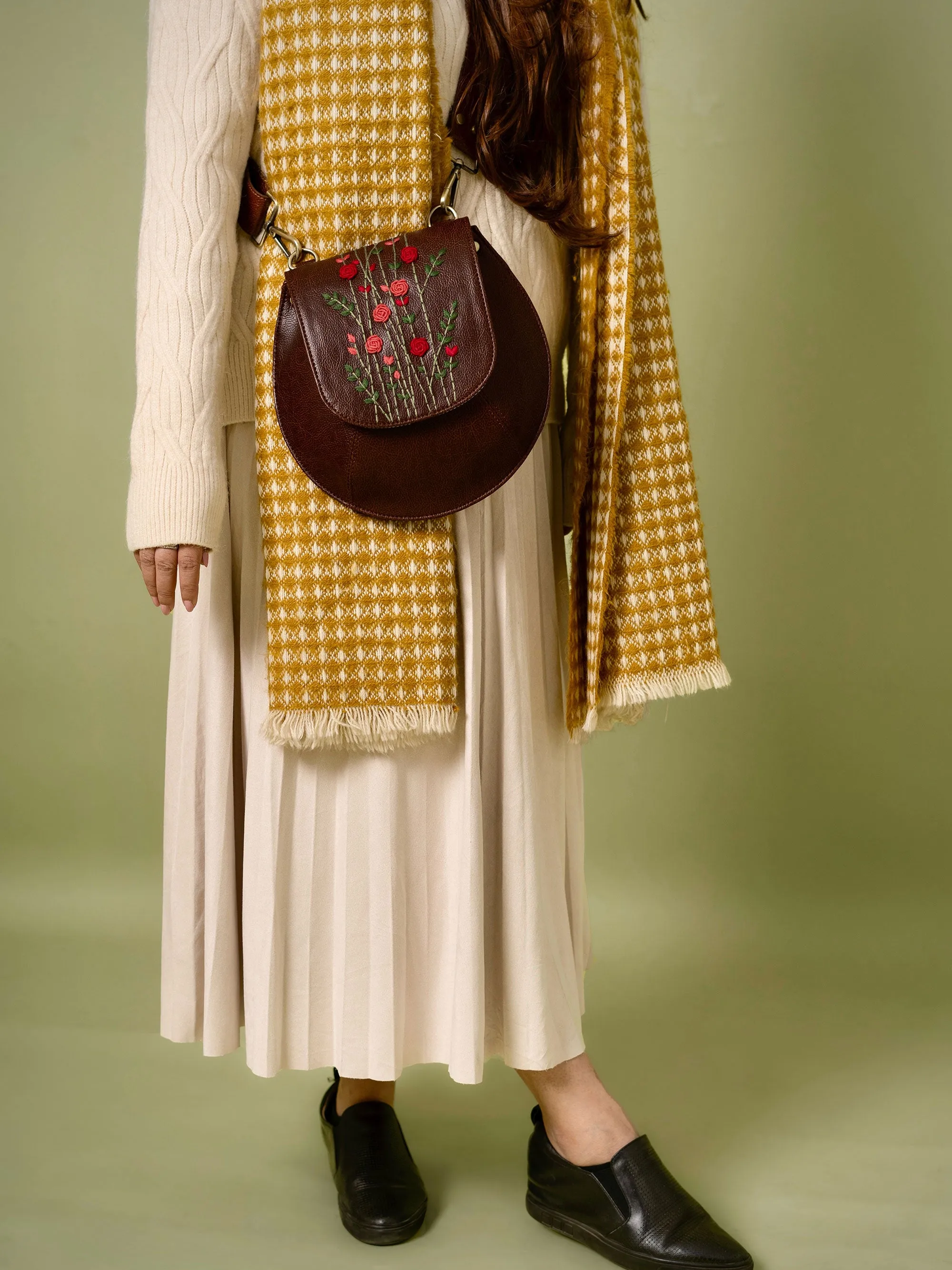 Red Rosebud Bianca Sling Bag