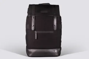 Rider Backpack | Black Waxed Canvas