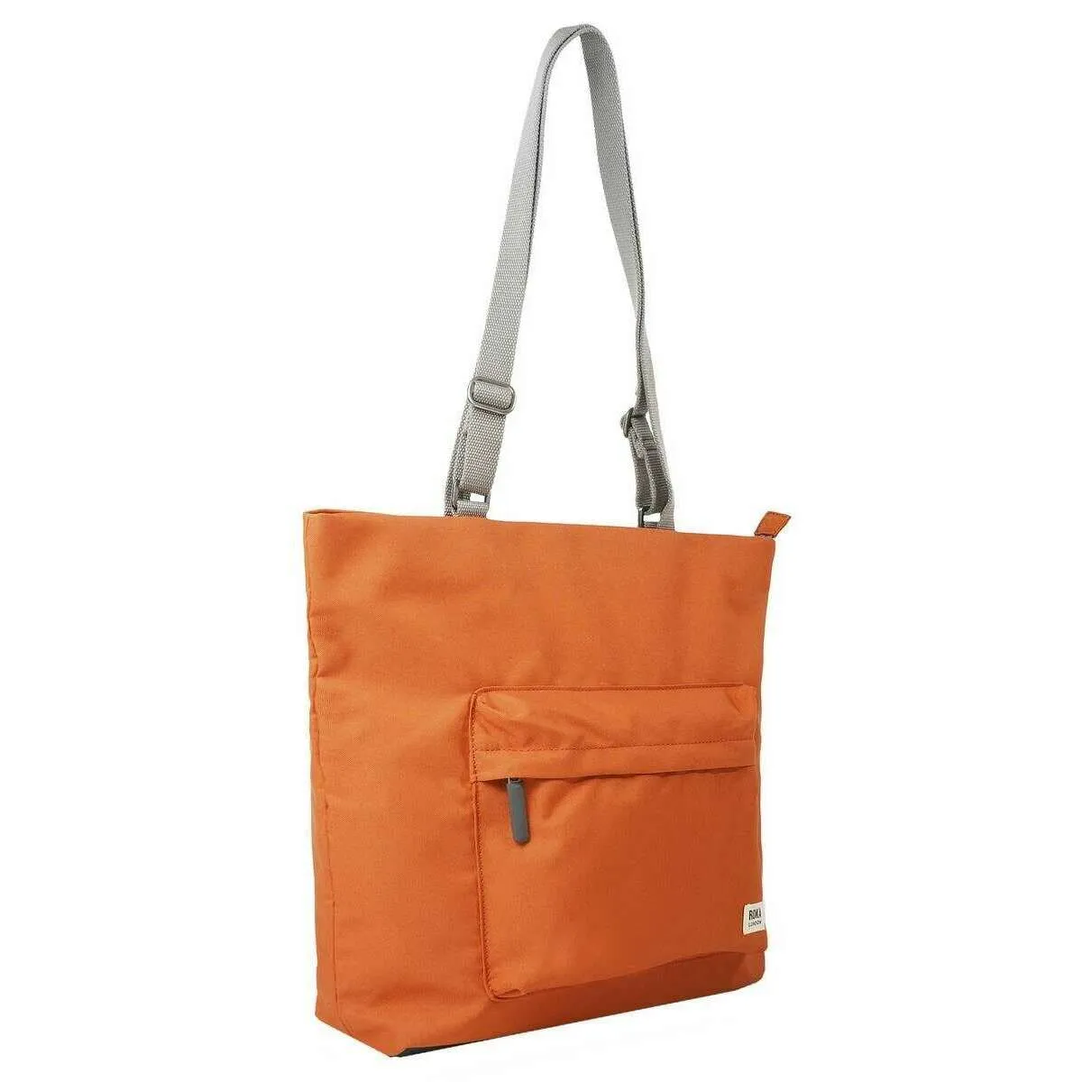 Roka Trafalgar B Recycled Canvas Tote Bag - Pumpkin Orange