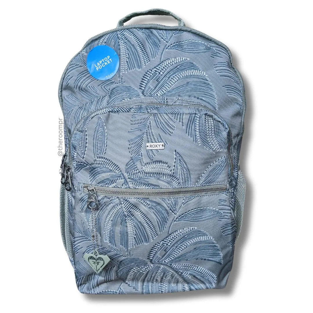 Roxy "Welcome Back Printed" Backpack - Olive / Palms