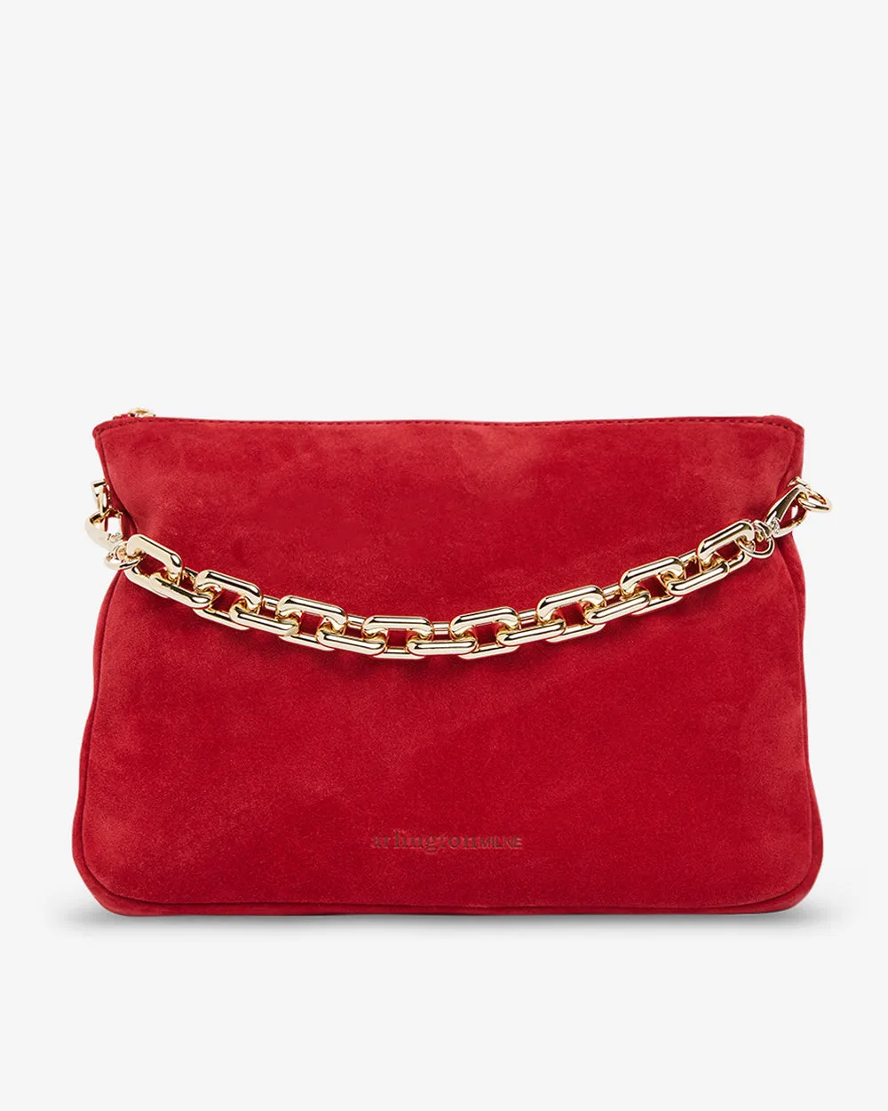 Samantha Crossbody - Red Suede